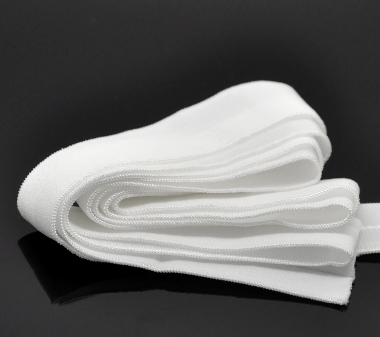 ยางยืดสีขาว กว้าง 7/8 นิ้ว (2.1ซม.) ยาว 2 เมตร