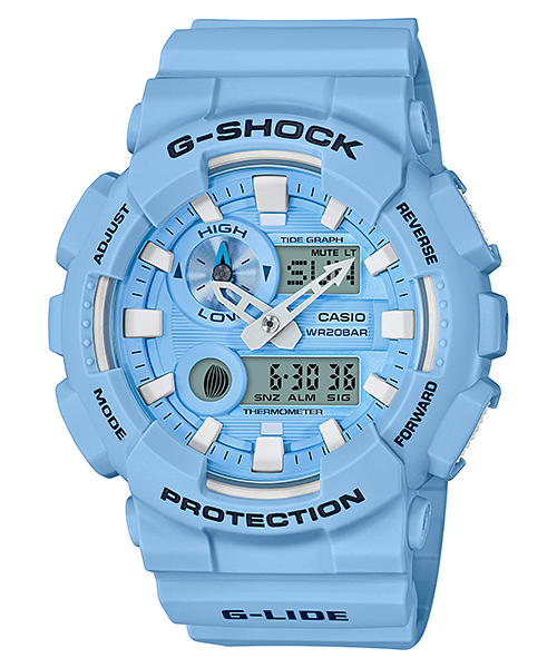 CASIO G-SHOCK รุ่น GAX-100CSA-2ADR สีฟ้า สินค้าของเเท้ รับประกันศูนย์ CMG