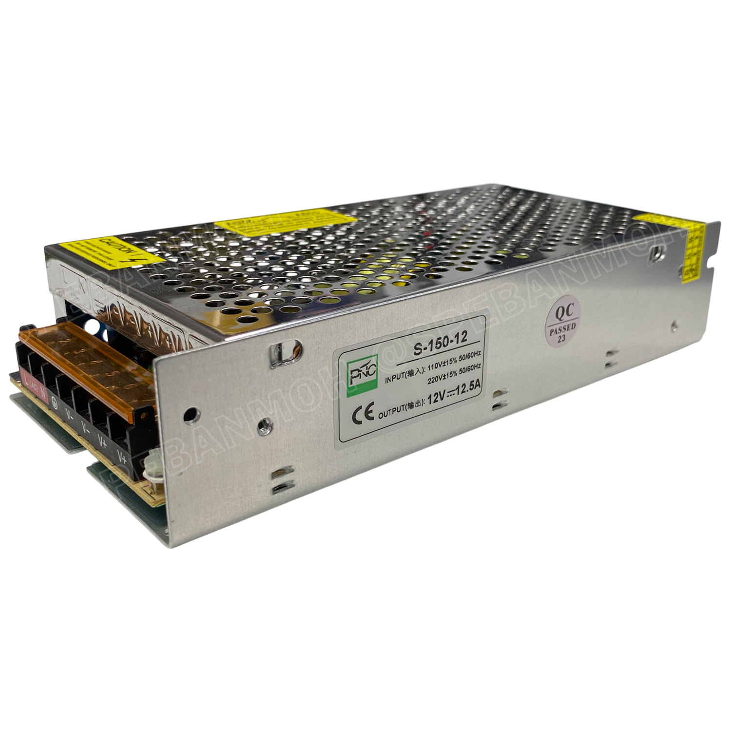 [ 1 ชิ้น ] S-150-12 Switching Power Supply vสวิทช์ชิ่ง พาวเวอร์ซัพพลาย 150W 12V 12.5A Switching Power Supply 12VDC 150วัตต์ แหล่งจ่ายไฟ แบบสวิตชิ่ง 12 โวลต์ ซัพพลายจ่ายไฟ Output 12VDC เพาเวอร์ซัพพลาย โวลต์ ดีซี ตัวแปลงไฟ หม้อแปลง ไฟเข้า 110V / 220V AC to