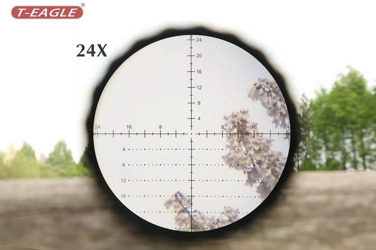 กล้องกันน้ำ กันกระแทกT-EAGLE MODEL 2022 1 STELLAR ST 6-24X50 FFP เส้นเล็งขยายตามซูม ชัดแจ๋วระดับ HD สินค้าแท้ประกัน 1 ปี