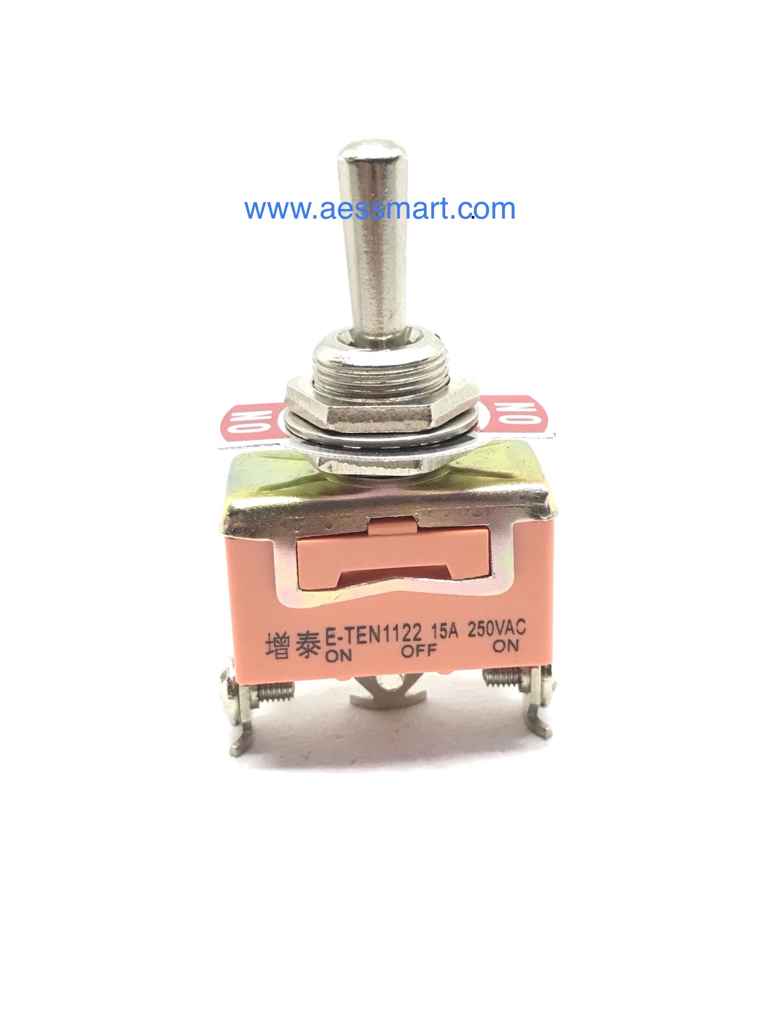 สวิตซ์โยก ON-OFF-ON, 3p,15A/250V (E-TEN1122)