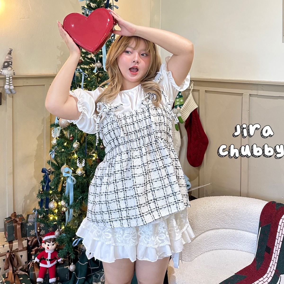 J069 เสื้อสาวอวบ งาน2ชิ้น เสื้อสายเดี่ยวมาพร้อมเสื้อตัวใน อกได้ถึง48 นิ้ว ขาว แดง ดำ อก38-48 นิ้ว