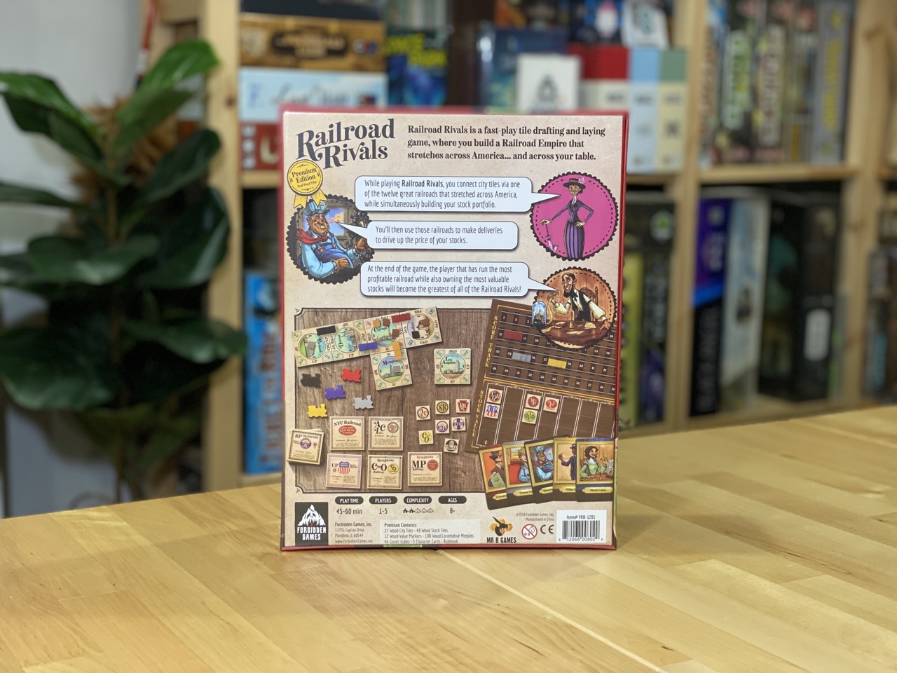 Railroad Rivals Premium Wood Edition บอร์ดเกม ของแท้