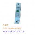 Surge แบบ SPD_F-AC ขนาด 20-40kA 1P 385V white