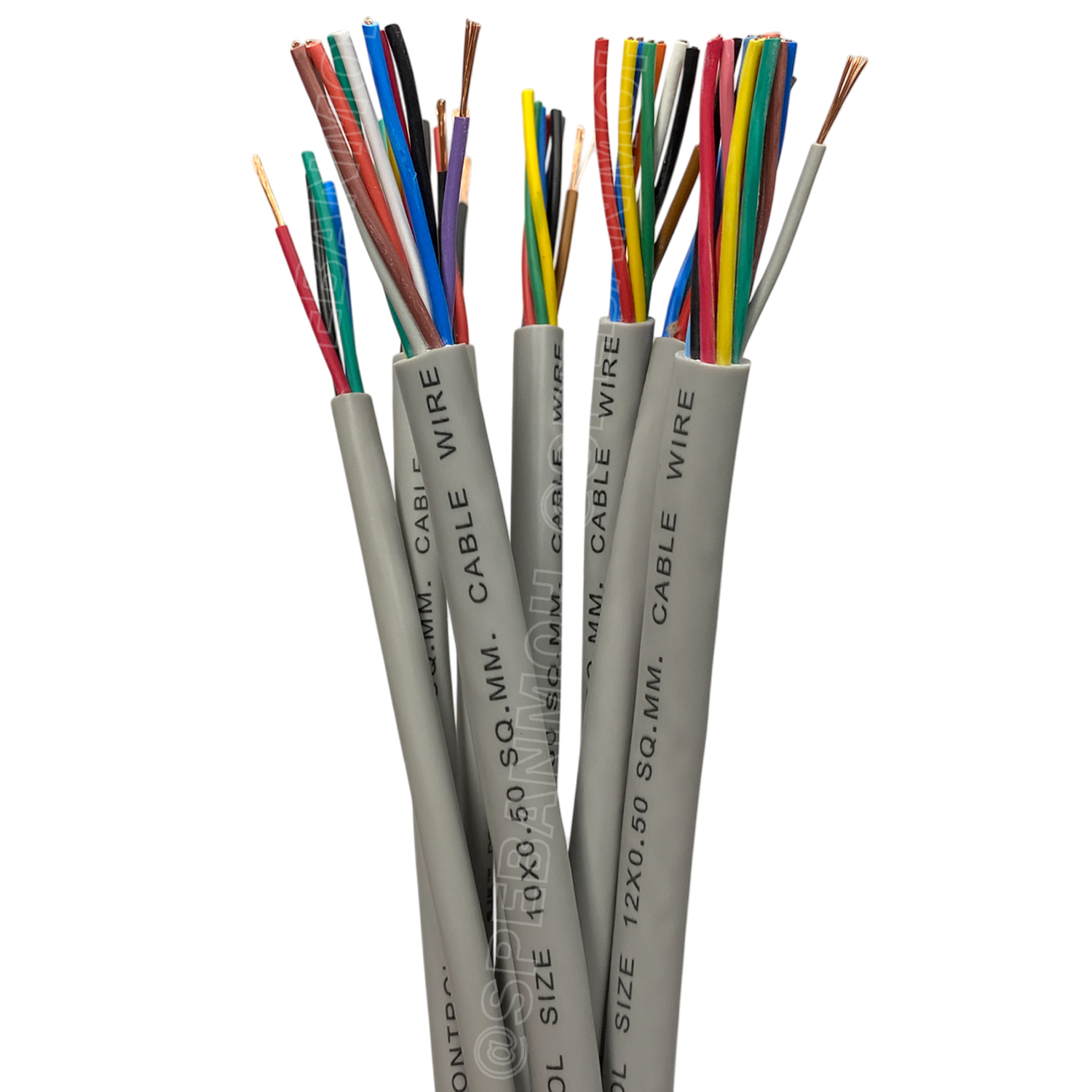 [ 100 เมตร ] SJK 0.5 sq.mm Multicore Cable สาย AV Control Cable SJK สาย คอนโทรล 0.5mm. Multi Core Cable 0.5mm22 Control Signal Power Control Cable Control Wire สายคอนโทรล สายมัลติคอ สายสัญญาณ สายคอนโทรล เบอร์ สี เทา Grey