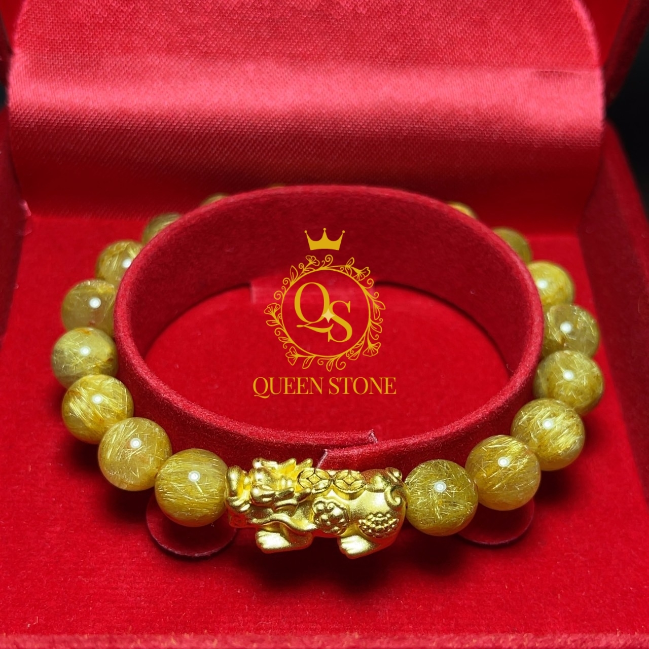 🌟โครตเฮง🌟 ปี่เซียะ ทองแท้ 99.99% ปลุกเสกแล้ว อานุภาพแรง ดูดเงินล้าน (Super Premium)