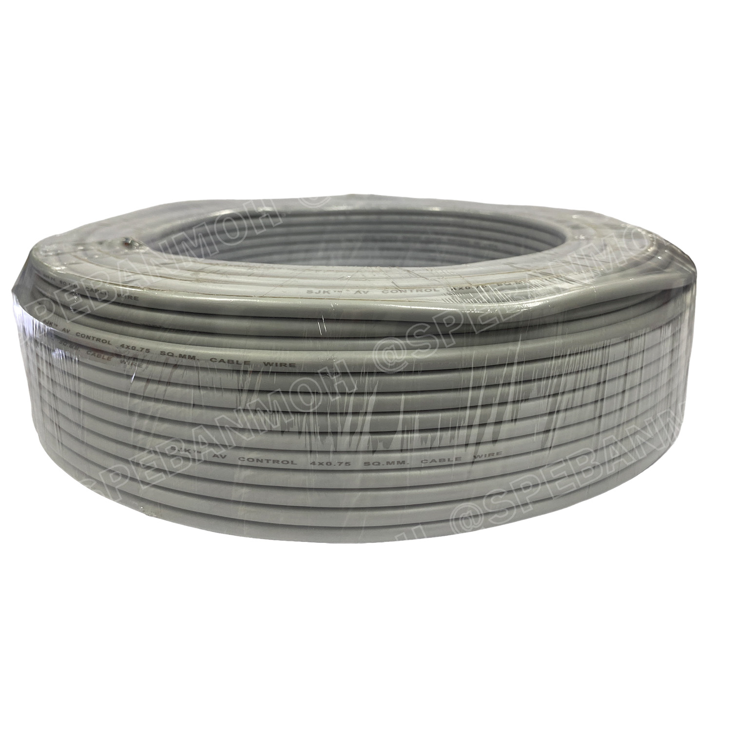 [ 100 เมตร ] SJK 4C x 0.75 Sq.mm. สายมัลติคอร์ 4 คอร์ Multicore Cable สาย AV Control Cable SJK สาย คอนโทรล 0.75 sq.mm. Multi Core Cable 0.75mm² Control Signal Power Control Cable Control Wire สายคอนโทรล สายมัลติคอ สายสัญญาณ สายคอนโทรล เบอร์ 0.75 มม²