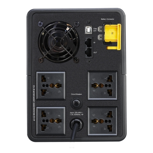 APC Back-UPS 1600VA 230V AVR Universal Sockets เครื่องสำรองไฟ 900 Watts / 1.6kVA รุ่น BX1600MI-MS ประกัน 2 ปี