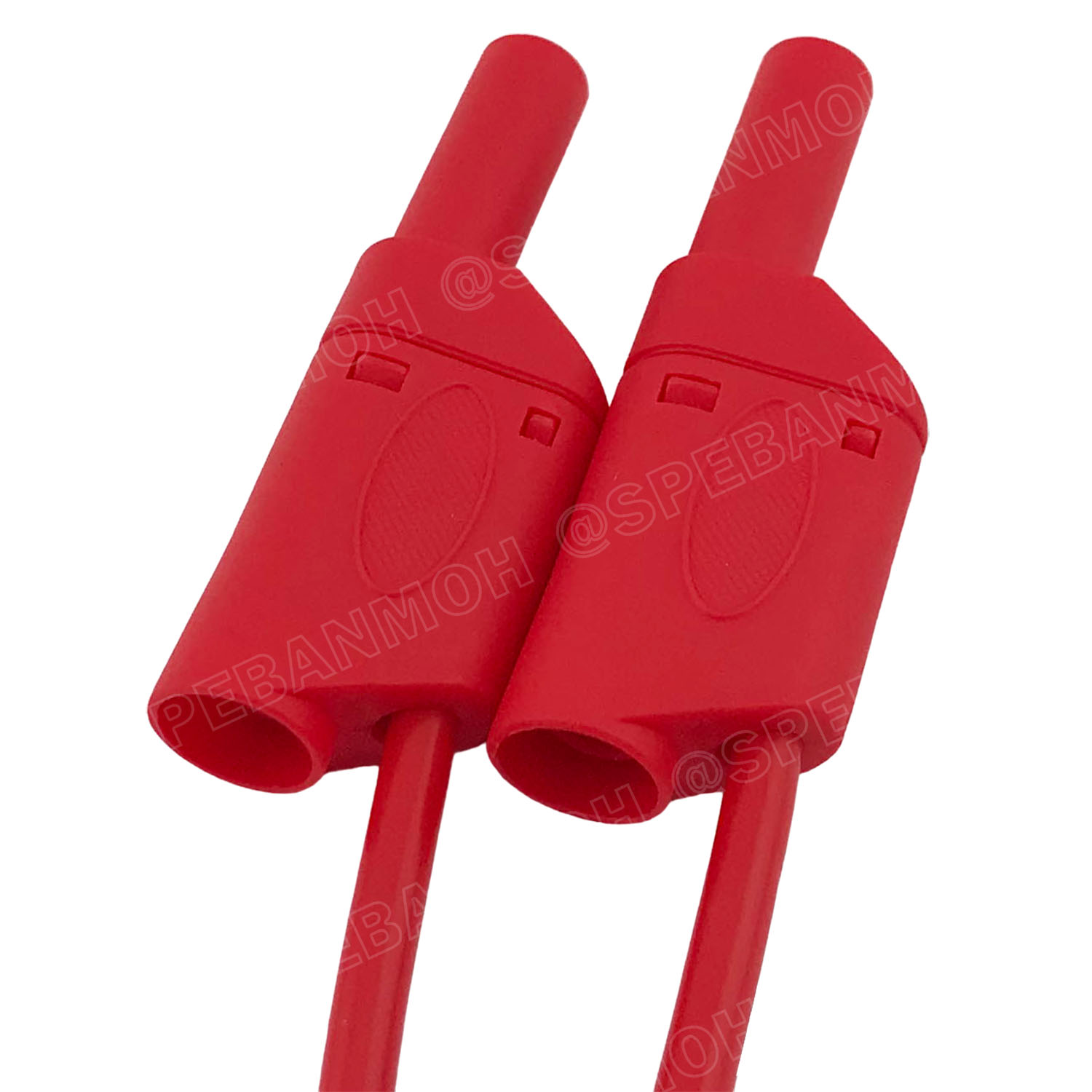 [ 1เส้น ] BNN-W-018 1M 4mm เลือกสี : สายเซฟตี้เทส Safety Test Lead สายบานาน่า พร้อมหัว ขนาด 4มิล 1.0 Sq.mm. 10A 1เมตร สายแทส สายพร้อมหัวบานาน่า Banana Plug with wire บานาน่าปลั๊ก สายปลั๊กกล้วย ปลั๊กกล้วย พร้อมสาย สายไฟเทส สายซัพพลาย สายพาวเวอร์ซัพพลาย