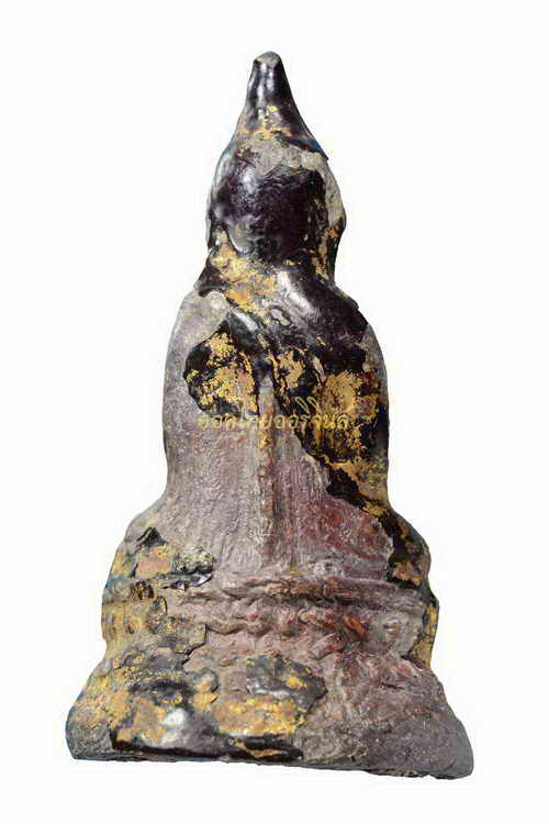 +พระรัตนะสมาธินั่งบัวสองชั้น ลงรักปิดทอง ดินไทย เนื้อตะกั่วสนิมแดง 63040342