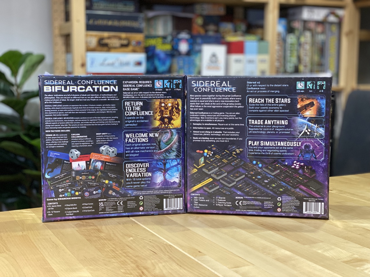 Sidereal Confluence Remaster + Expansion บอร์ดเกมของแท้