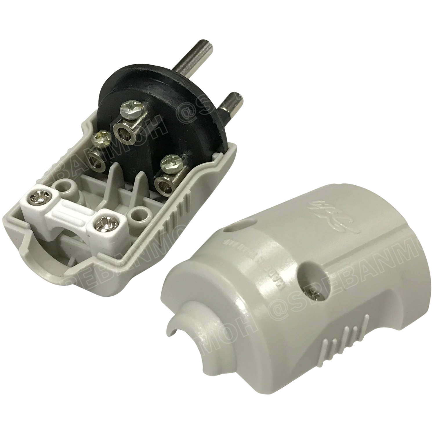 [ 2 ชิ้น / คละสี ] PP1633 ปลั๊ก Vena ผู้ Male 3 ขากลม 16A 250V AC Power Plug ปลั๊กตัวผู้ 3ขากลม มอก.166-2549 ปลั๊กวีน่า ตัวผู้ต่อสาย ปลั๊กไฟมาตรฐาน มอก. ขากลม 16A 250VAC หัวปลั๊กไฟ AC Plug ปลั๊กเสียบ วีนา ปลั๊กเสียบขากลม P-Series TIS 166-2549