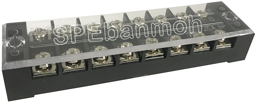 [ 1 ชิ้น ] TB1508 เทอร์มินอล 8 ช่อง 8P 15A 600V TB Terminal Block Screw Terminals 15แอมป์ เทอร์มินอลต่อสายไฟ Circuit Terminal Blocks ขั้วต่อสายไฟ เทอร์มินอลบล็อค TB-1508L 600โวลต์ เทอร์มินอล แบบติดลอยสำหรับต่อสาย