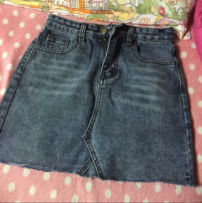 กระโปรงยีนส์สั้น Chicc Skirt 003