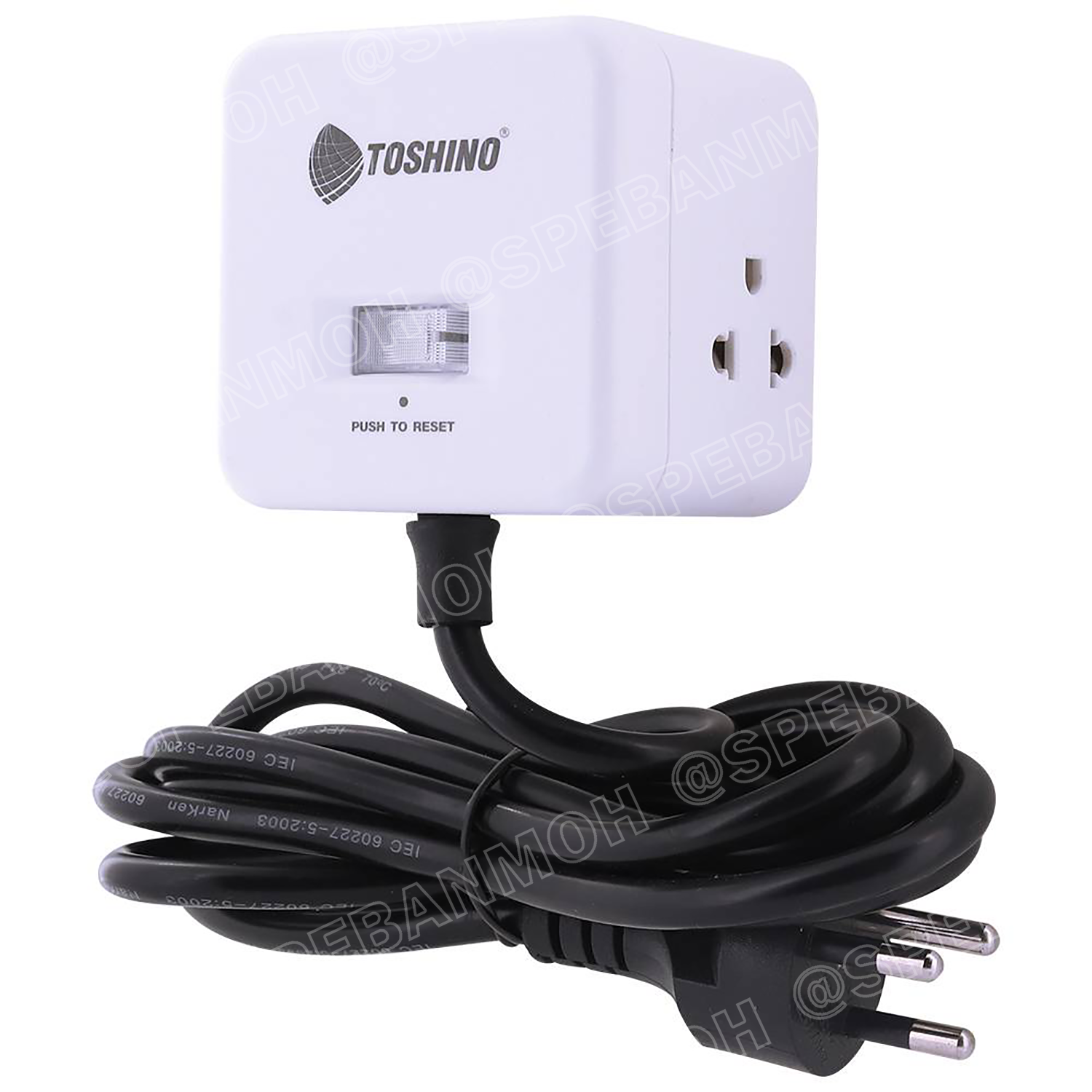 CU-42 ปลั๊กพ่วง Toshino รางปลั๊กไฟ Toshino รางปลั๊ก 4 ช่อง IEC53 3x0.75 sq.mm 2เมตร 10A 2300W Surge Protection ระบบป้องกันไฟกระชาก Circuit Switch เปิด-ปิด ระบบตัดกระเเสไฟอัตโนมัติ ม่านนิรภัย มอก.166-2549 IP20 มาตรฐานรางปลั๊ก ตัดกระแสไฟเกิน