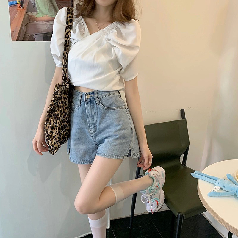 Evis jeans short กางเกงยีนส์ขาสั้น
