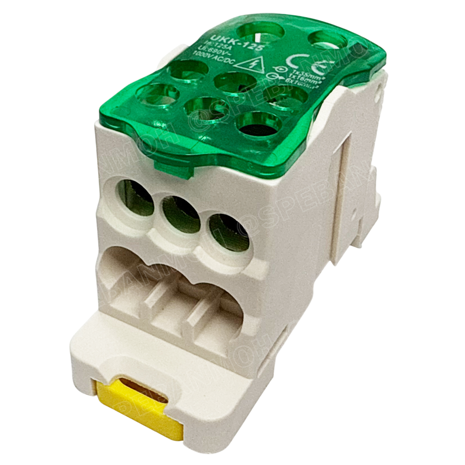 [ 1 ชิ้น ] UKK DIN RAIL DISTRIBUTION BOX Terminal อุปกรณ์แยกสายไฟ Cable Splitter Din Rail Terminal Block เทอมินอลยึดรางปีกนก ข้อต่อสายเมนไฟ เกาะราง อุปกรณ์เชื่อมต่อสายไฟ UKK-80 UKK-125 UKK-160 UKK-400