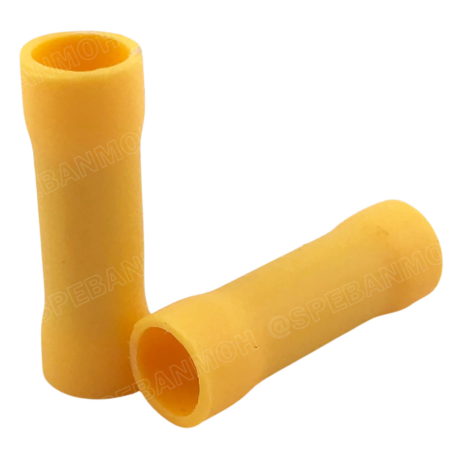 [ 100 ตัว/ถุง ] BV 5 สลิปหุ้มต่อกลาง หุ้มฉนวน สีเหลือง Yellow สำหรับสาย 4.0-6.0 mm2 12-10awg สลิปต่อสาย สลิปต่อสายไฟ Crimping Terminal เทอร์มินอลต่อลาง เทอร์มินอลต่อสาย ขั้วต่อสายไฟ สลิปกลางทาง ตัวต่อสาย หุ้มฉนวน ข้อต่อสายแบบย้ำ Crimp Sleeves