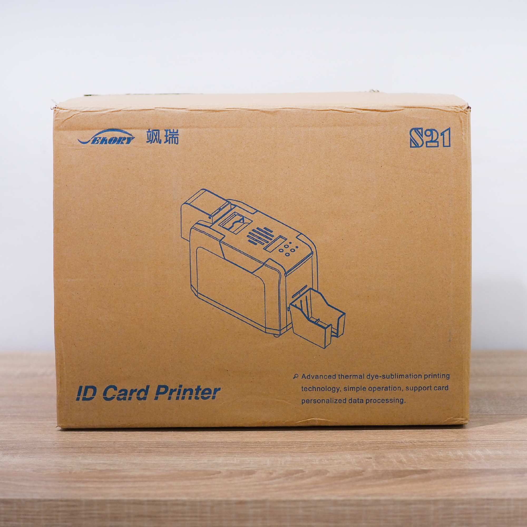 เครื่องพิมพ์บัตรพลาสติก เครื่องพิมพ์บัตรพนักงาน บัตรข้าราชการ บัตรประจำตัว บัตรนักเรียน Card printer Thermal dye-sublimation direct to card Seaory S21