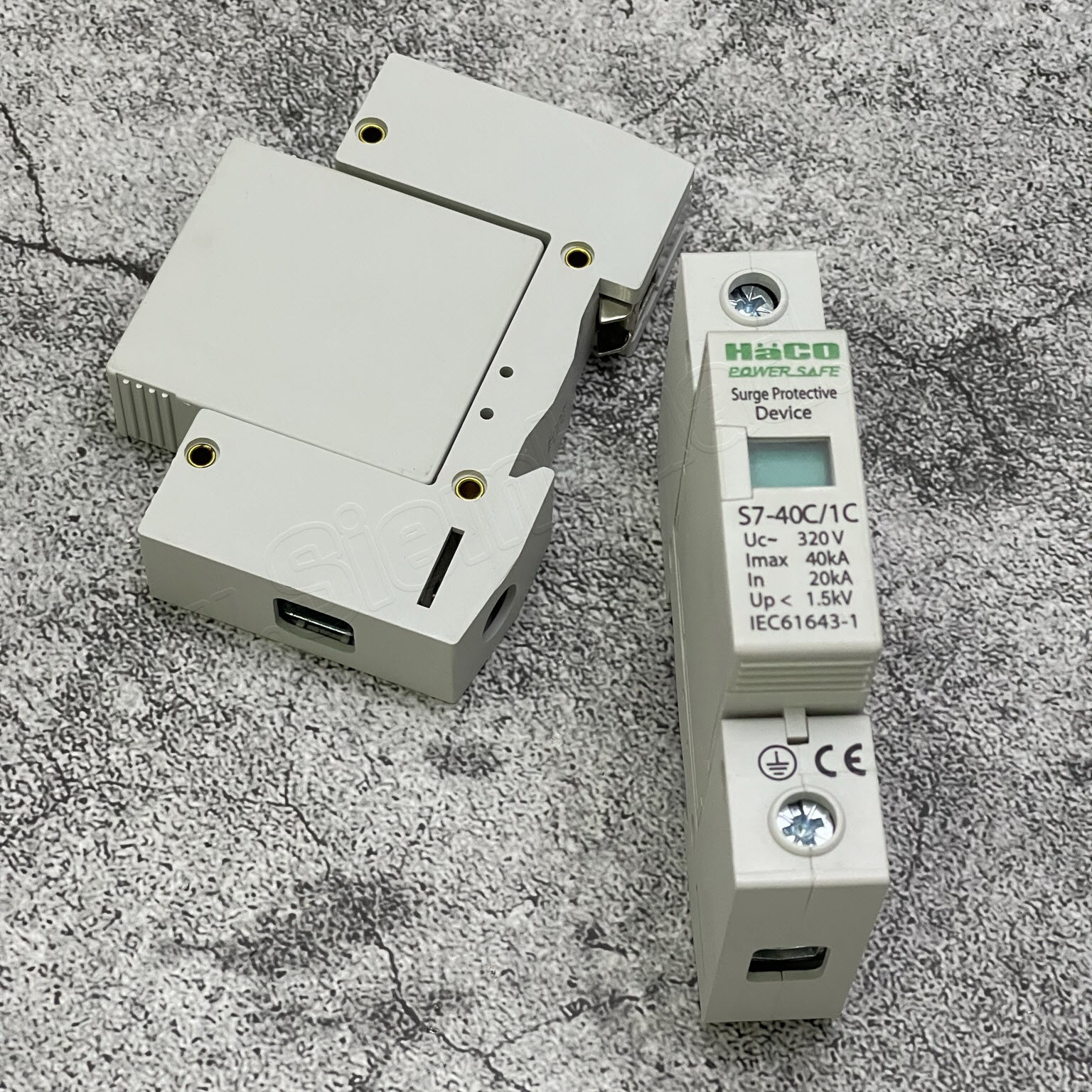 อุปกรณ์ป้องกันไฟกระชากแรงดันสูง SURGE PROTECTION DEVICE (HACO) S7-20B/1C, S7-40C/1C