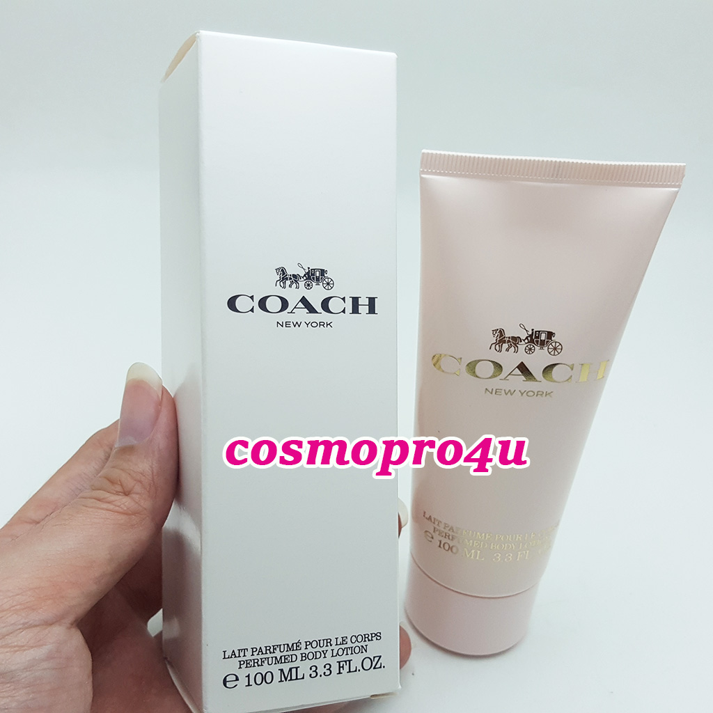 (โลชั่นน้ำหอม) COACH NEW YORK Perfume Body Lotion 100ml มีกล่อง บอดี้โลชั่นกลิ่นน้ำหอมโค้ชนิวยอร์ค