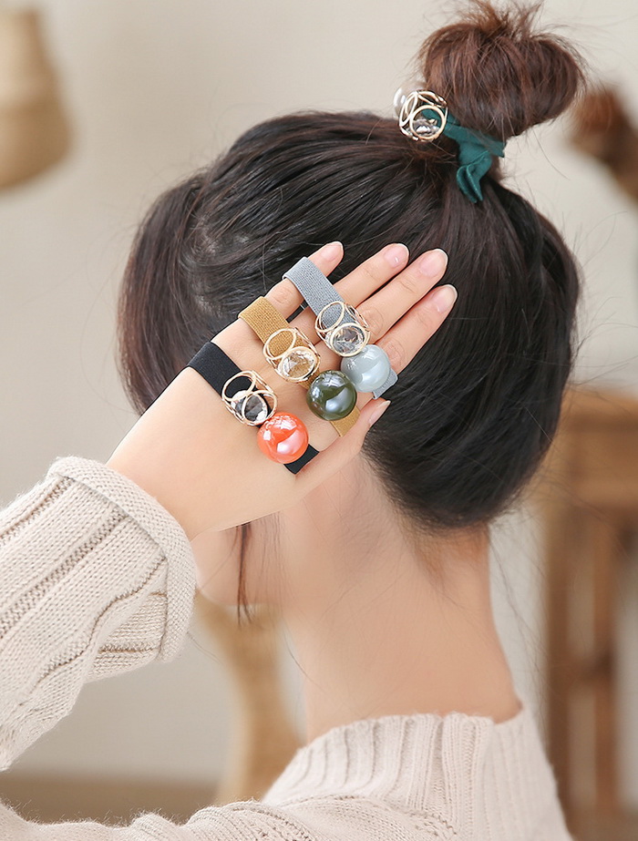 RUB-003 ยางรัดผมแฟชั่นสไตล์เกาหลี (มี 4 สีให้เลือก)
