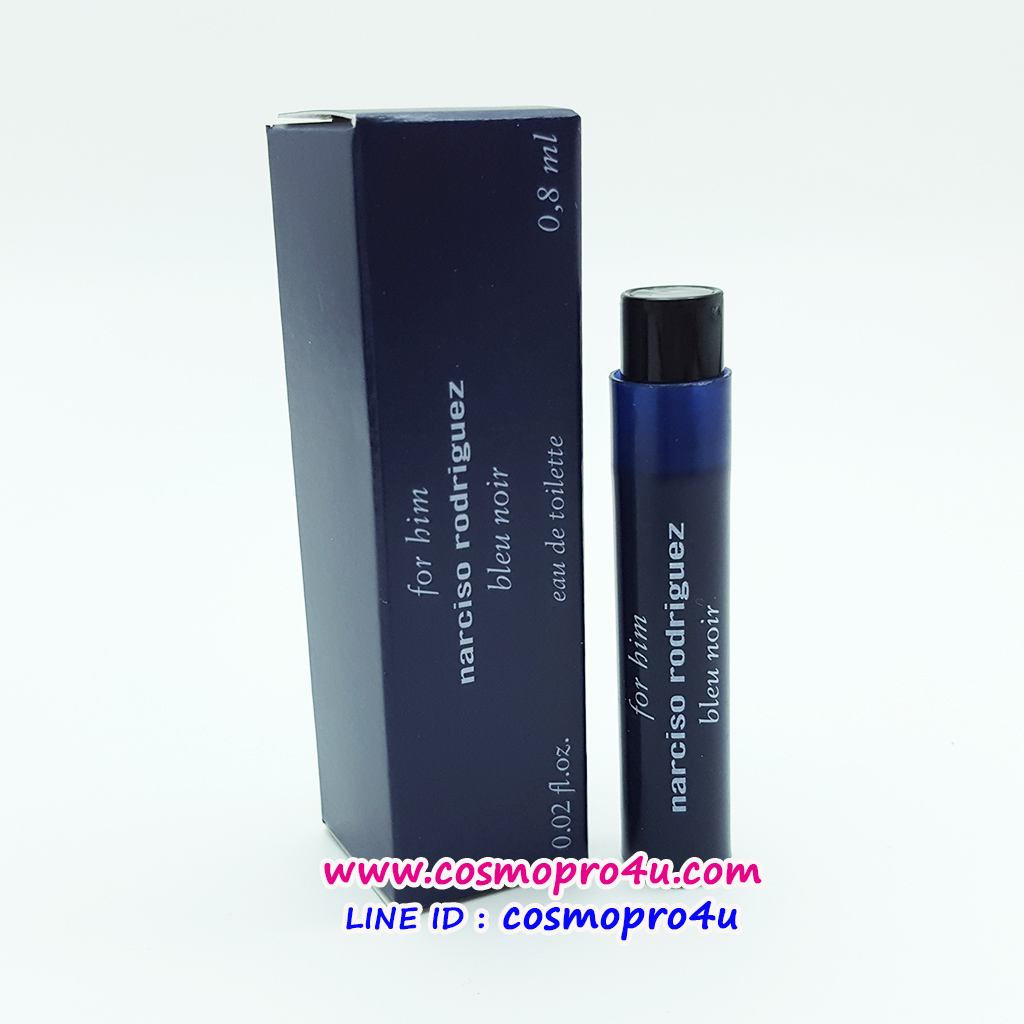 น้ำหอม NARCISO RODRIGUEZ BLEU NOIR FOR HIM EDT 0.8ml กลิ่นหอมเย็นและหอมสะอาดน่าหลงใหล