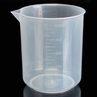 บีกเกอร์พลาสติก ขนาด 500 ml.