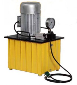 ปั๊มไฮดรอลิคแบบไฟฟ้า(Big oil tank)(Single-acting)ขนาด700bar/10000psi