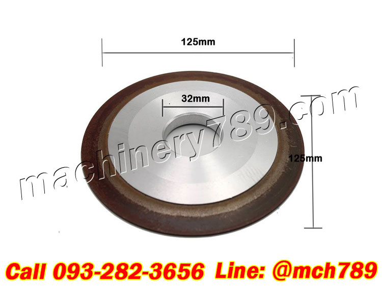 หินลับคมใบเลื่อยวงเดือน ขนาด150x10x32x8มม. ความละเอียด#150 หินลับคม อะไหล่หินลับใบเลื่อยวงเดือน หินลับคมสำหรับใช้กับเครื่องใบเลื่อยวงเดือน Grinding Wheel for Circular Saw Blade (150x10x32x8mm.)