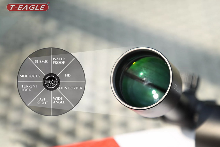 กล้องกันน้ำ กันกระแทกT-EAGLE MODEL 2022 1 STELLAR ST 6-24X50 FFP เส้นเล็งขยายตามซูม ชัดแจ๋วระดับ HD สินค้าแท้ประกัน 1 ปี