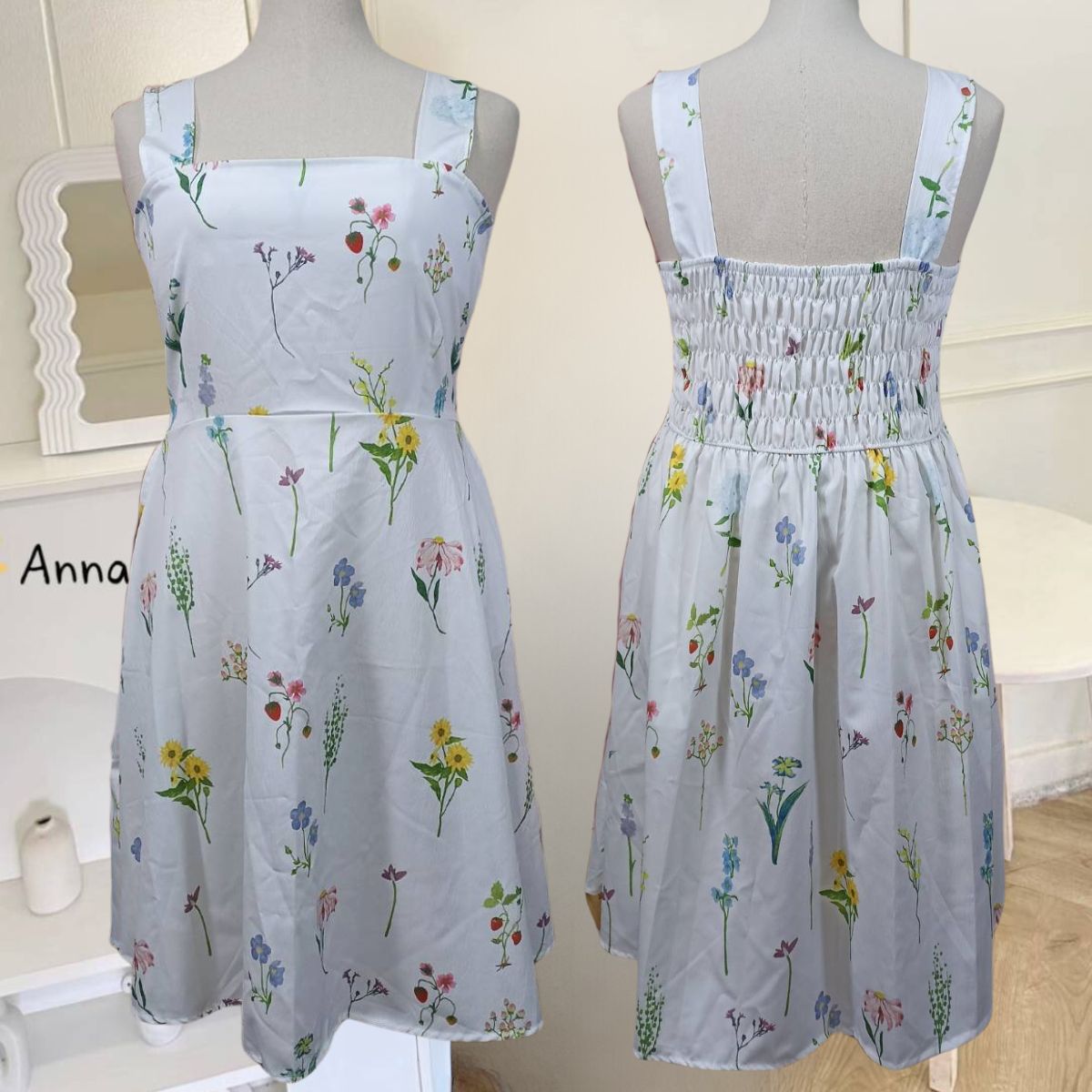 A251 เดรสสาวอวบ มาพร้อมเสื้อคลุม เสื้อคลุมเลือกสีได้ตามชอบ ชมพู ขาว เดรสอกได้ถึง40-50 หน้าผ้า52