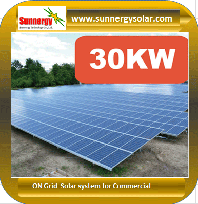 30KW on grid solar system ลดค่าไฟ