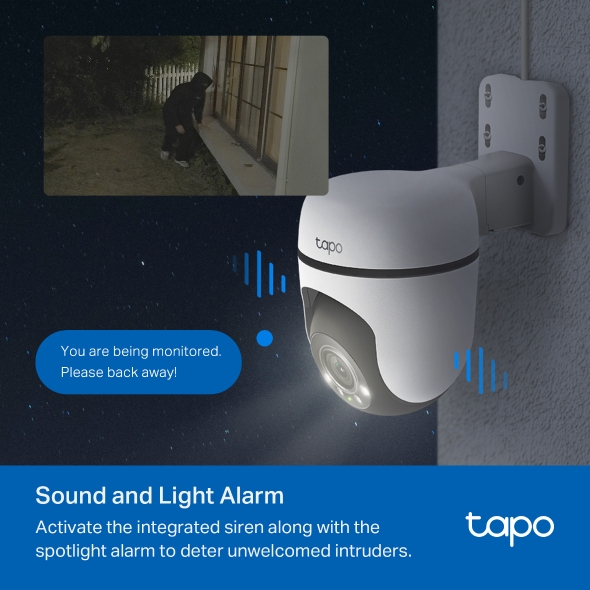 กล้องวงจรปิดไร้สาย TP-LINK Tapo C510W Outdoor Pan/Tilt Security Wi-Fi Camera รับประกันศูนย์
