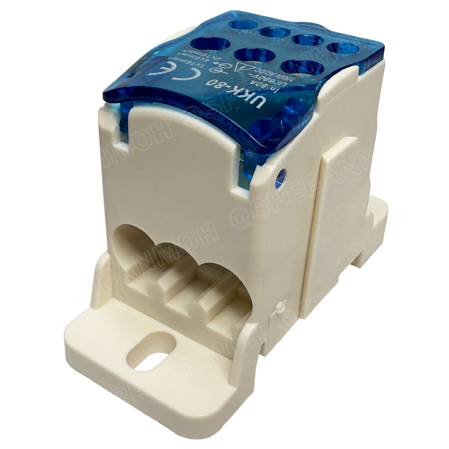 [ 1 ชิ้น ] UKK DIN RAIL DISTRIBUTION BOX Terminal อุปกรณ์แยกสายไฟ Cable Splitter Din Rail Terminal Block เทอมินอลยึดรางปีกนก ข้อต่อสายเมนไฟ เกาะราง อุปกรณ์เชื่อมต่อสายไฟ UKK-80 UKK-125 UKK-160 UKK-400