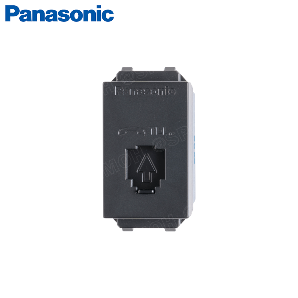 WEGN2166B INITIO PANASONIC เต้ารับโทรศัพท์ 6P 6C (โมดูล่า) Telephone Modular Jack (6P 6C)