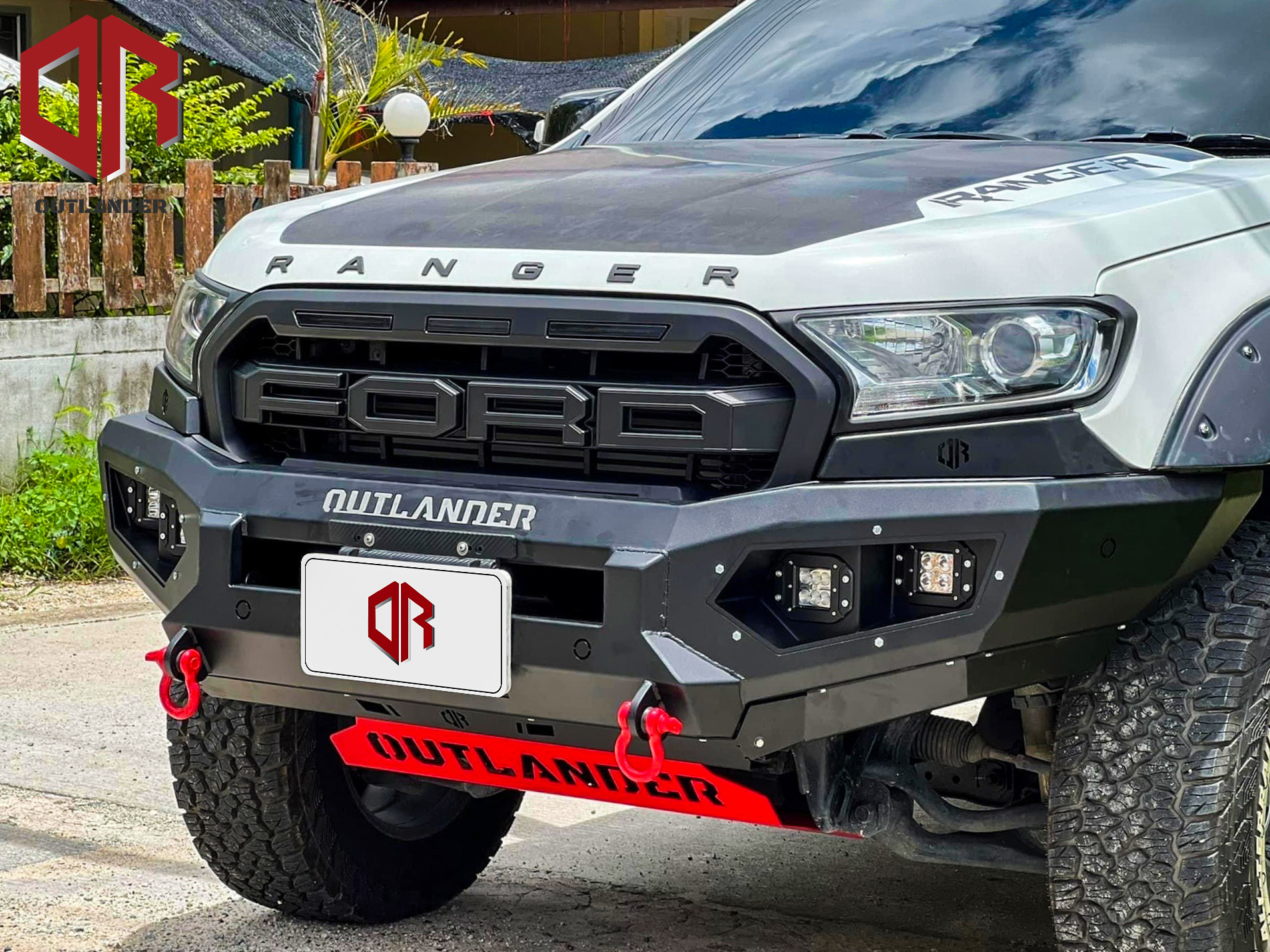 กันชนหน้า OUTLANDER รุ่น MATRIX Ford Ranger 2015-2021