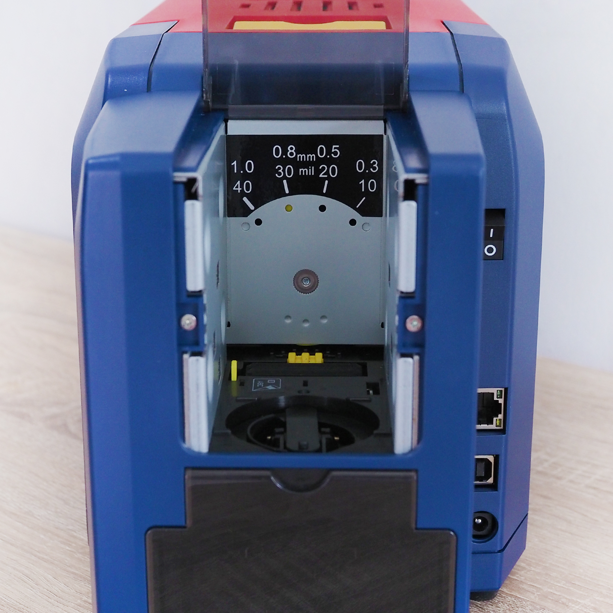 เครื่องพิมพ์บัตรพลาสติก พิมพ์บัตรพนักงาน บัตรข้าราชการ บัตรประจำตัว บัตรนักเรียน แบบสองหน้า Card printer Thermal dye-sublimation direct to card Seaory S22 Dual sided