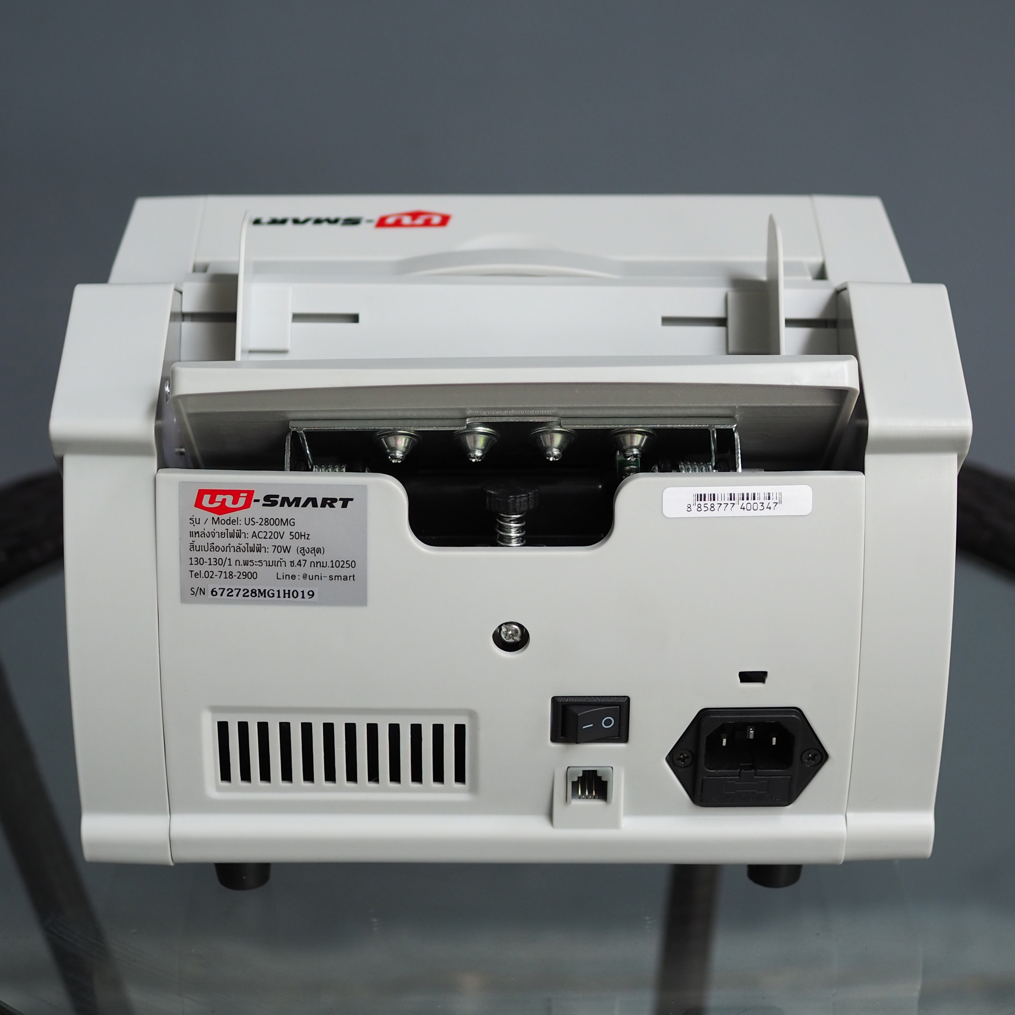 Uni-SMART เครื่องนับธนบัตร เครื่องนับเงิน เครื่องนับแบงค์ ตรวจธนบัตรปลอม US-2800MG