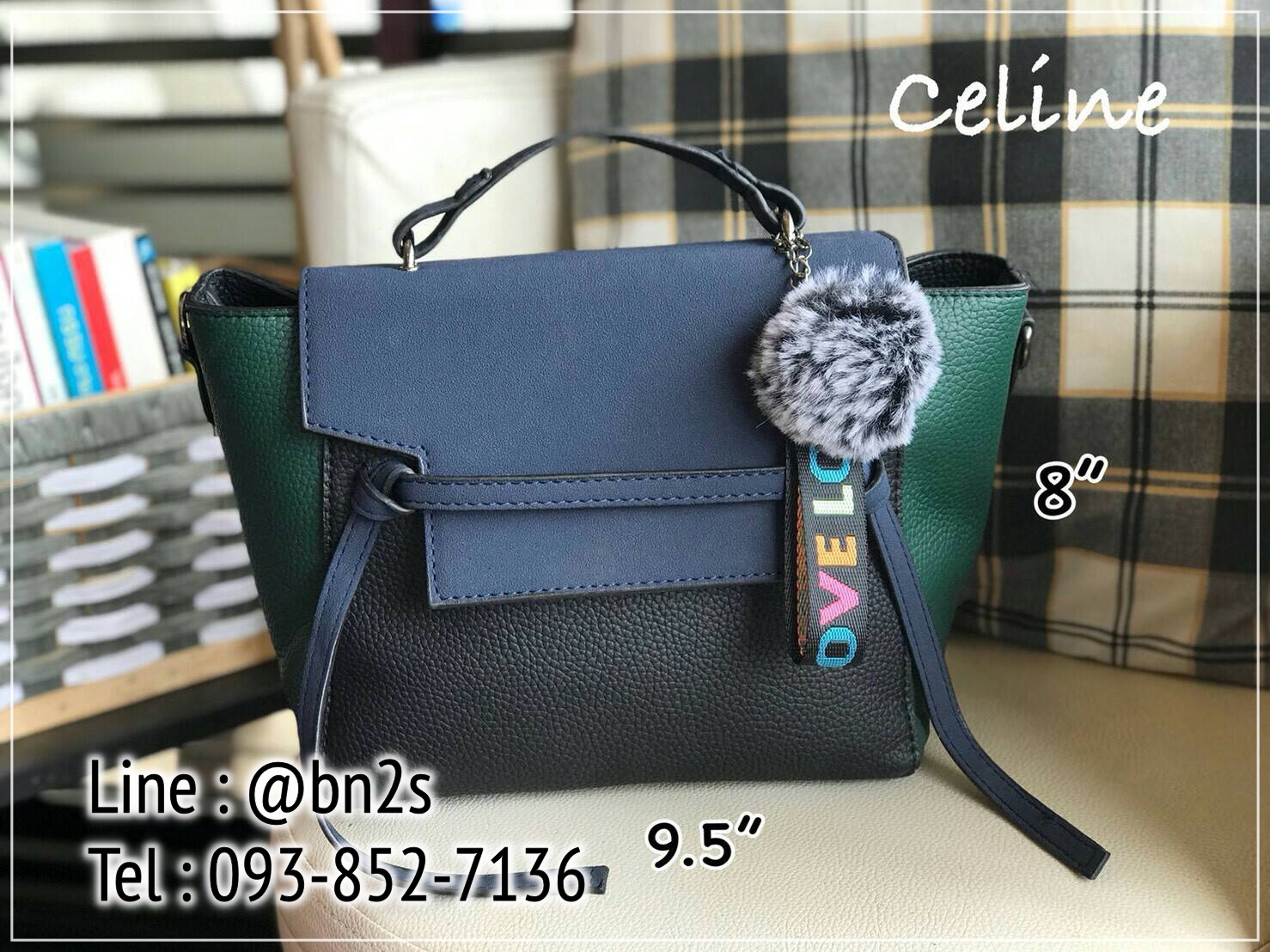 กระเป๋าหูหิ้ว ซีลีน ไสตล์ รุ่น Micro Belt 8 นิ้ว