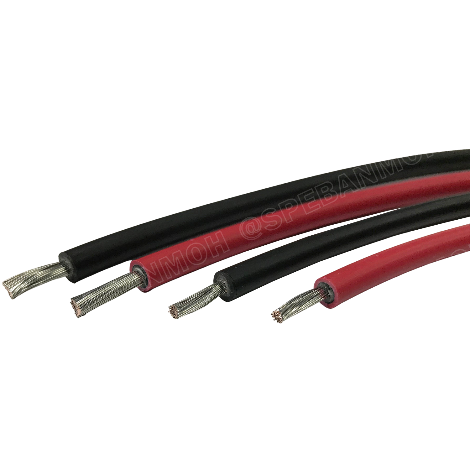 [ 2เมตร ] CB-1060 CB-1040 สีแดง / สีดำ สายไฟโซลาเซลล์ Solar PV Cable 4.0 / 6.0 sq.mm สายไฟ โซล่าเซลล์ 1x4 / 1x6 mm2 PV Cable สายไฟ DC CB1060 CB1040 109Ώ PV1-F LINK Solar Cable สายโซล่าเซลล์ สายต่อแผง โซล่าเซล สายต่อ MC4 สายไฟดีซี SolarDC MC4 Cable
