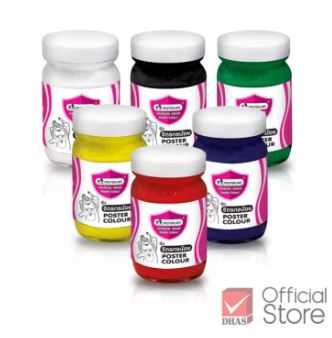 สีโปสเตอร์ Master Art มาสเตอร์อาร์ต จิตรกรน้อย ขนาด 120 ml. Poster Color