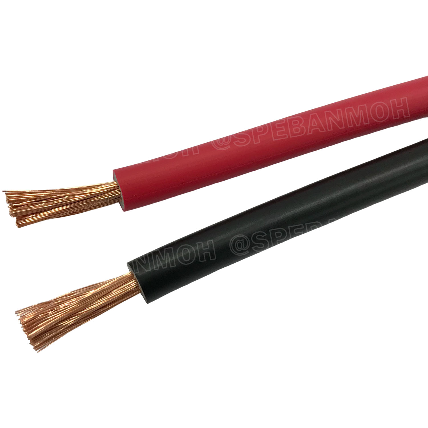 [ 1 เมตร ] SJK-ฺBT-16MM สายแบตเตอรี่ 16sq.mm SJK Batter Cable สายพ่วงแบต SJK สายเชื่อมแบต ทองแดงแท้ SJK Battery Cable พ่วงแบตเตอรี่ สายเต็ม ทองแดงแท้ Copper 99.99% สายเต็ม