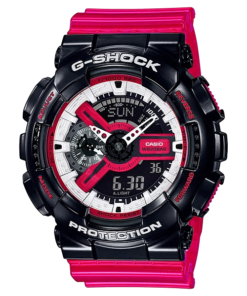 CASIO G-SHOCK รุ่น GA-110RB-1ADR สีดำ ชมพู สินค้าใหม่ ของแท้ รับประกันศูนย์ CMG