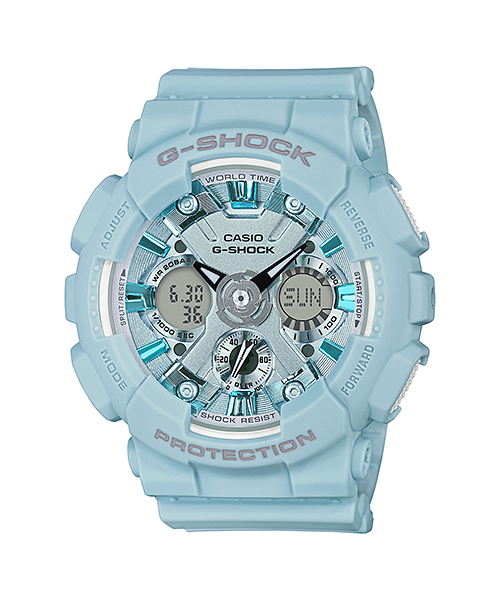 CASIO G-SHOCK Mini รุ่น GMA-S120DP-2ADR สีฟ้า พลาสเทล สินค้าของเเท้ ประกันศูนย์ CMG