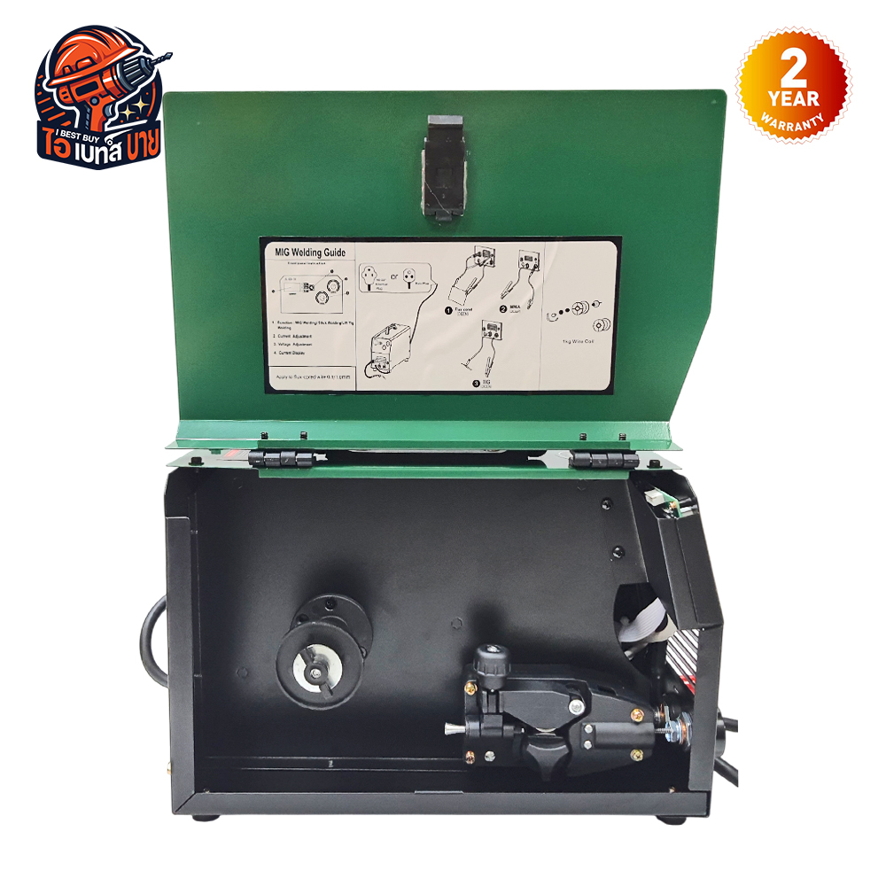 Mc-weld MIG140 เครื่องเชื่อม ซีโอทู เชื่อม MIG-MAG / MMA / Lift TIG ในเครื่องเดียว (buy LONGWELL)