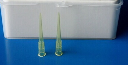 ปิเปตทิปสีเหลือง ขนาด 200 UL