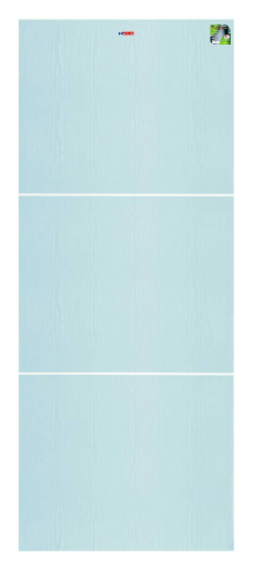 MP14 ประตู UPVC เซาะร่อง สีเขียววินเทจ