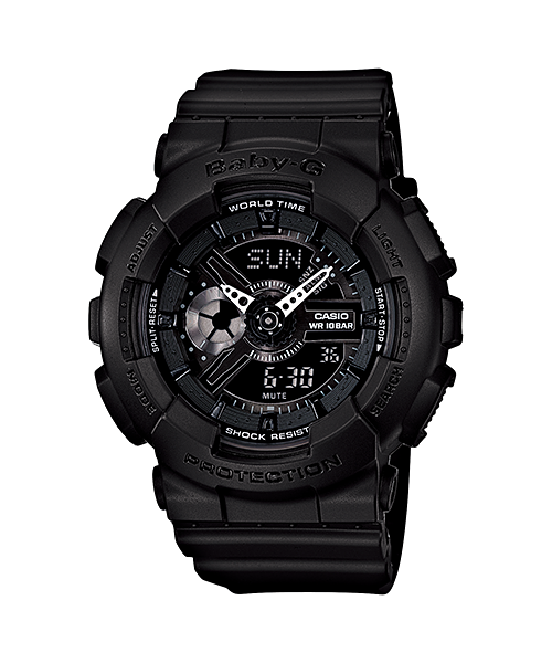 CASIO BABY-G รุ่น Ba-110BC-1ADR สีดำ สินค้าของเเท้ รับประกันศูนย์ CMG