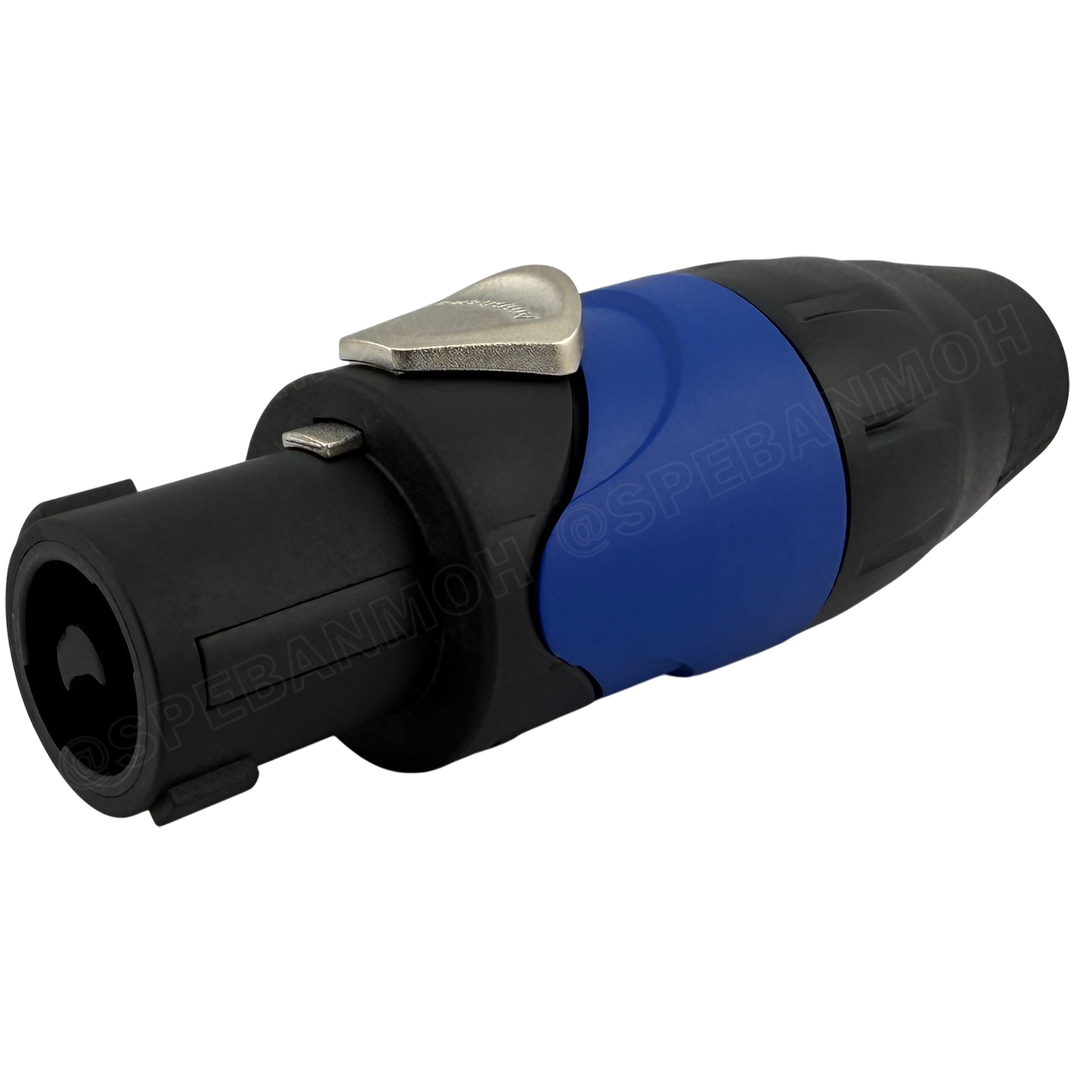 [ 1 ชิ้น ] SP-4-F สเป็คคอน Amphenol แอมฟีนอล 4โพล SP Loudspeaker, 4 Pole คอนเน็คเตอร์ลำโพง Blue Sleeve Cable Connect หัวแจ็คลำโพง SP4F SPEAKON Amphenol Jack ปลั๊กสเปคคอน ขั้วลำโพง สเปคคอนตัวผู้ สเปคคอนตู้ลำโพง หัวคอนเนคเตอร์ SPEAKON สเปกคอนตัวผู้ สำหรับสา